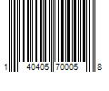 Barcode Image for UPC code 140405700058