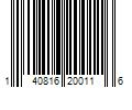 Barcode Image for UPC code 140816200116