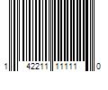 Barcode Image for UPC code 142211111110