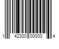 Barcode Image for UPC code 142300000004