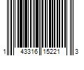 Barcode Image for UPC code 143316152213