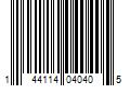 Barcode Image for UPC code 144114040405