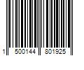 Barcode Image for UPC code 1500144801925