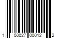 Barcode Image for UPC code 150027000122