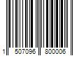 Barcode Image for UPC code 1507096800006