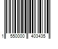 Barcode Image for UPC code 1550000403435