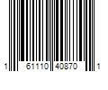 Barcode Image for UPC code 161110408701