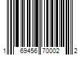 Barcode Image for UPC code 169456700022