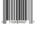 Barcode Image for UPC code 171029400277