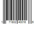 Barcode Image for UPC code 171802400166