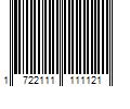 Barcode Image for UPC code 1722111111121