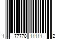 Barcode Image for UPC code 177778111112