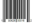 Barcode Image for UPC code 180626000162