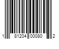 Barcode Image for UPC code 181204000802