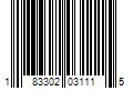 Barcode Image for UPC code 183302031115