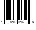 Barcode Image for UPC code 183405043718