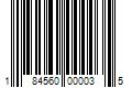 Barcode Image for UPC code 184560000035