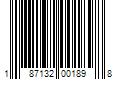 Barcode Image for UPC code 187132001898