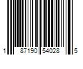 Barcode Image for UPC code 187190540285