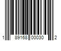 Barcode Image for UPC code 189168000302. Product Name: Dead Down Wind Rinse Free Body & Hair Wash - 8 oz.