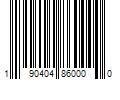 Barcode Image for UPC code 190404860000