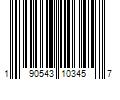 Barcode Image for UPC code 190543103457