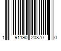 Barcode Image for UPC code 191190208700