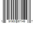 Barcode Image for UPC code 191900671497