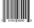 Barcode Image for UPC code 191900989905