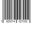 Barcode Image for UPC code 1920074027002