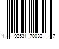 Barcode Image for UPC code 192531700327