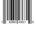 Barcode Image for UPC code 192660436319