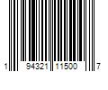 Barcode Image for UPC code 194321115007