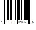 Barcode Image for UPC code 194346043255