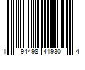 Barcode Image for UPC code 194498419304