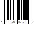 Barcode Image for UPC code 194735074747