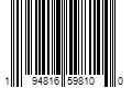 Barcode Image for UPC code 194816598100