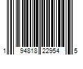 Barcode Image for UPC code 194818229545