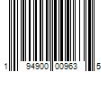 Barcode Image for UPC code 194900009635