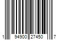 Barcode Image for UPC code 194900274507