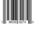 Barcode Image for UPC code 195038322740