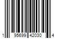 Barcode Image for UPC code 195699420304. Product Name: Giordana FR-C Tall Cuff Socks Orange/White, M/41-44