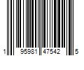 Barcode Image for UPC code 195981475425