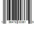 Barcode Image for UPC code 196478003619