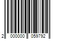 Barcode Image for UPC code 2000000059792