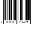 Barcode Image for UPC code 2000000206721