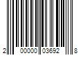 Barcode Image for UPC code 200000036928