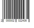 Barcode Image for UPC code 2000002022435