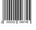 Barcode Image for UPC code 2000002046745