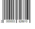 Barcode Image for UPC code 2000003826810